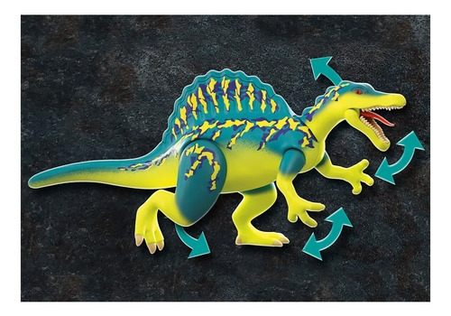 Dinosaurio Spinosaurio De Defensa Playmobil 70625 Playlgh Amarillo