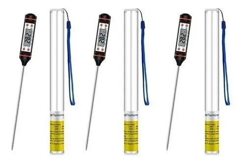 comprar Pack 3 Termómetro Digital De Punción Cocina Alimentos