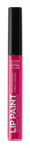 Avon Lip Paint Labial Líquido Semi Matte Hidratante Color Rose Touch