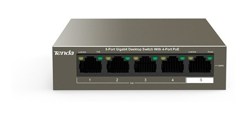 Switch Poe (4+1) Puertos 100mts 10/100mbps Ip Ieee 802.3