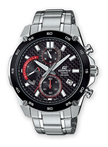 Reloj Casio Edifice  Efr-557cd Crono Acero 100% Original
