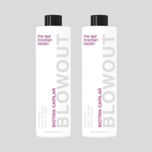 2 Biotina Capilar Engrosadora Blow Out 500 Ml Real Brazilian