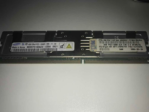 Imagem 2 de 4 de 4 X Memoria Servidor Ibm, Dell, Hp - 4gb 2rx4 Pc2 5300f
