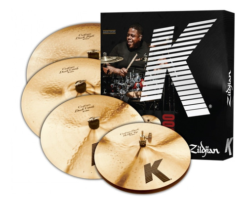 Paquete De Platillos Zildjian Kcd900 K Custom Dark!!nuevos!!