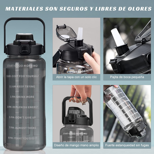 Moyac Botella Agua Con Funda Protectora Botella De Agua 2
