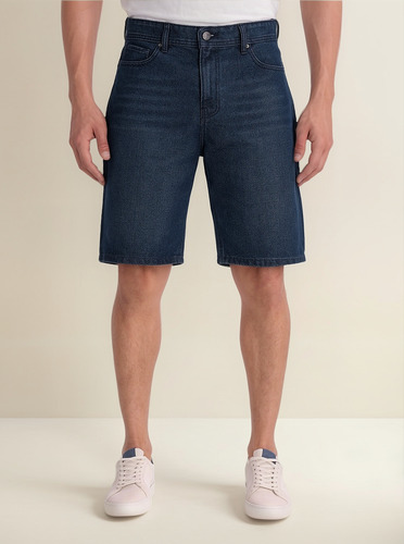 Short Bermuda Holstone Para Hombre De Mezclilla Slim