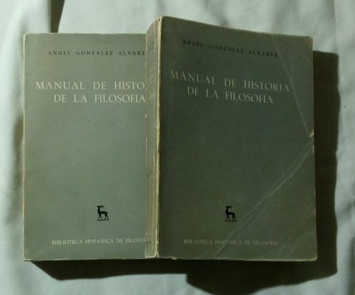 Manual De Historia De La Filosofía. González Álvarez, Ángel. (Usado)