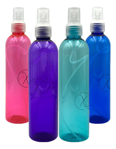 Atomizador 250 Ml Envases De Plastico Colores Pet Spray X 15