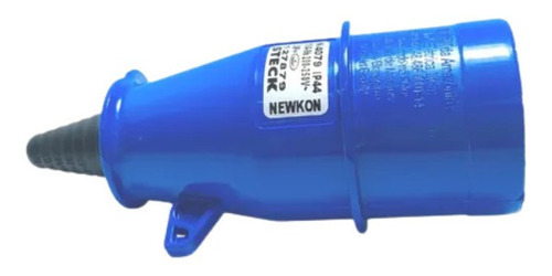 Plug Newkon 3p+t 16a 200/250v 9h Ip44 N4079 Steck Cor Azul
