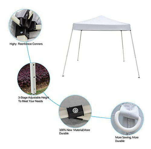 Carpa Playa Plegable 94 5'' Impermeable, Estructura Resisten