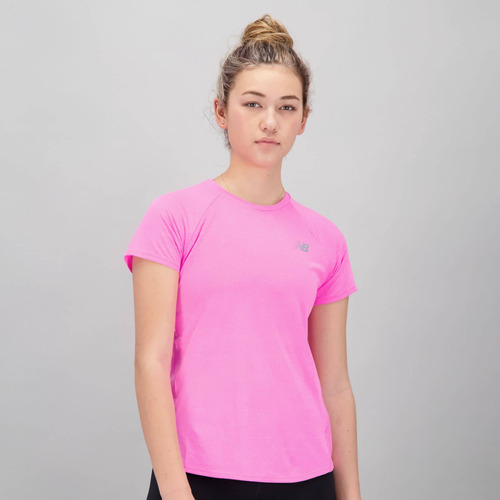 Remera Mujer New Balance Impact Run Short Sleeve Wt21262