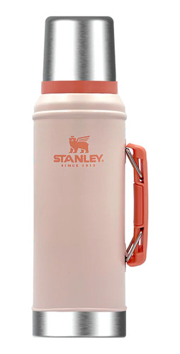 Termo Stanley Classic 940 Ml. C. Tapon Cebador Rosa