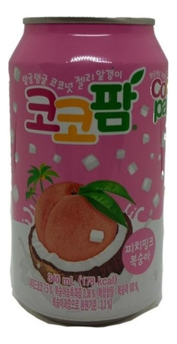 Jugo De Durazno Y Coco 340 Ml Cocopalm - Origen Corea