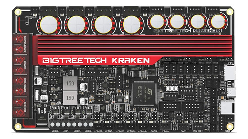 Placa De Control Bigtreetech Kraken Integrada, 8 Controlador