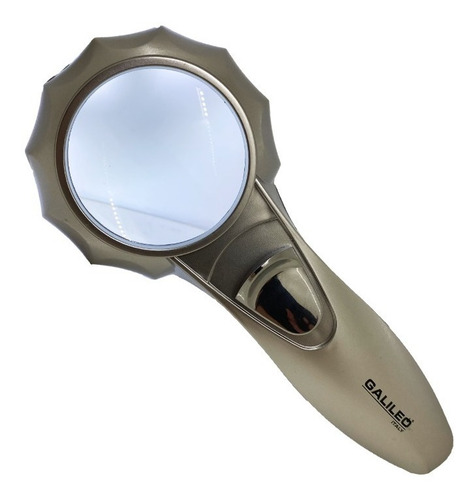 Imagen 1 de 9 de Lupa De Mano 6 Luces Led Galileo 2 Intensidades Aumento 7x