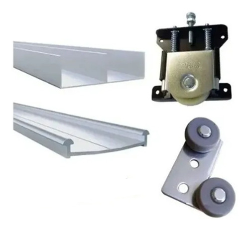 Kit Frente Placard Corredizo Aluminio D52 1,5mts Hm