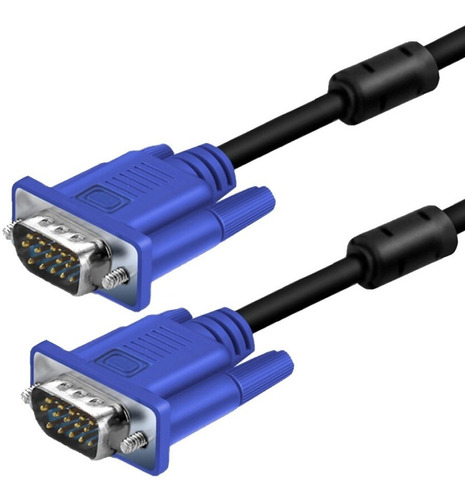 Cable Vga Macho - Macho Con Filtros De 1.5 Metros ®