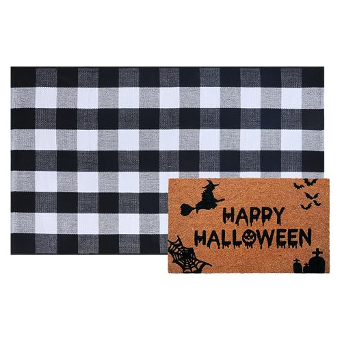 Conjunto De Felpudo Decorativo De Halloween, Tapete De ...