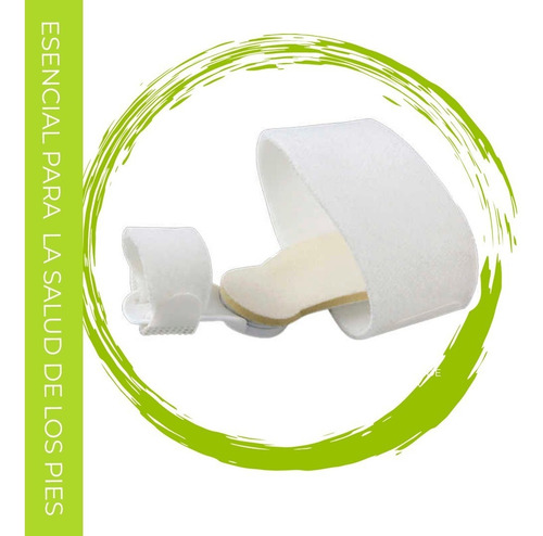 Par De Corrector Juanetes Férula Unitalla Flexible Por Par 2 Color Blanco