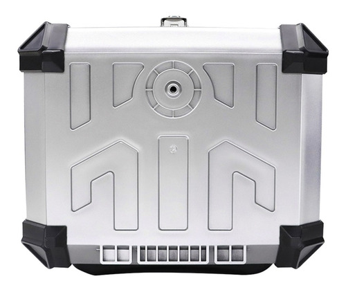 Imagen 8 de 9 de Caja Moto Top Case Abs Baul Trasero 35 L Con Respaldo