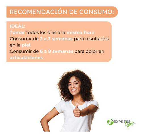 Colágeno Hidrolizado Polvo Suplemento Dep Express Light 500g Sabor Jengibre-limón