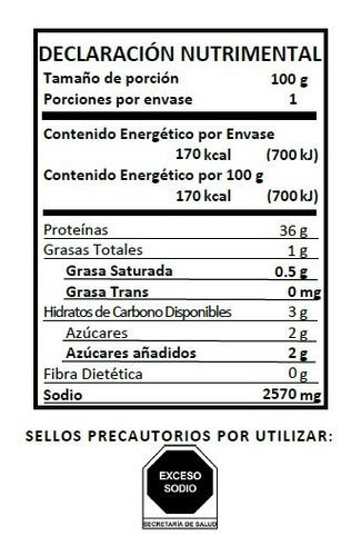 Beef Jerky Carne Seca 100% De Res Sabor Habanero 3 Pza