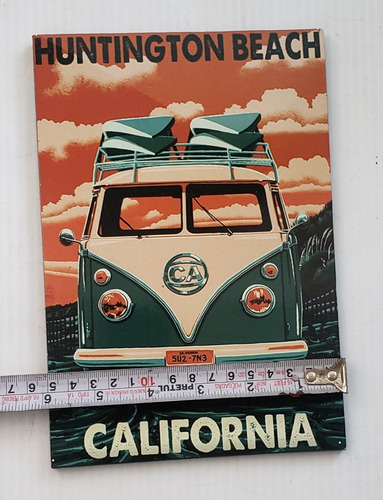 Combi Cuadro Cartel Huntington Beach California X927