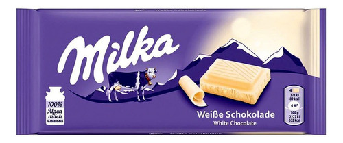 Chocolate Milka White Chocolate 100g