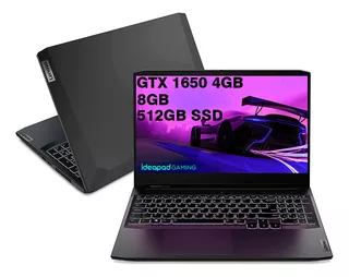 Notebook Gamer I5-11300h 512gb 8gb Gtx 1650 Lenovo Ideapad