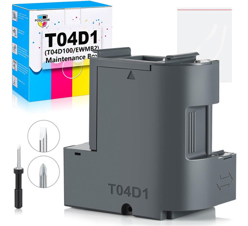 Caja De Mantenimiento De Tinta T04d1 T04d100 Impresoras...