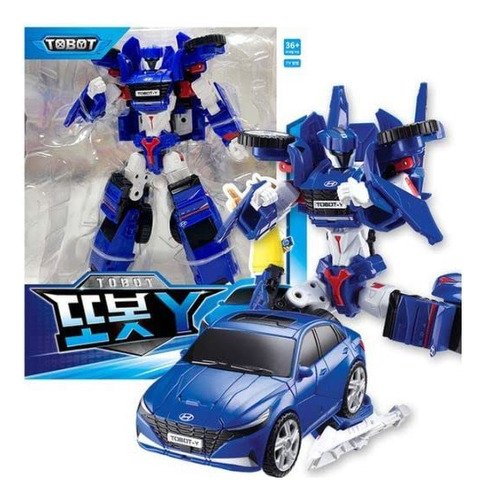 Youngtoy Tobot Y Nueva Edición Hyundai Avante Transformaci.