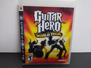 Guitar Hero World Tour Ps3 Físico Usado Manual