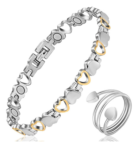 Pulsera Magnética De Desintoxicación Linfática, Pulsera De T