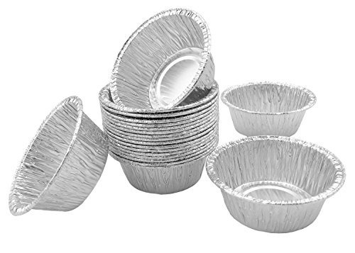 Foil Mini Baking Cups 2-5 / 8  Para Utilidad Ramekin Cup Min