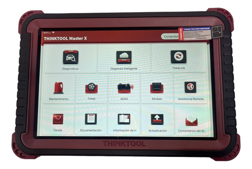 Scanner Automotriz Thinktool Master X Car Test