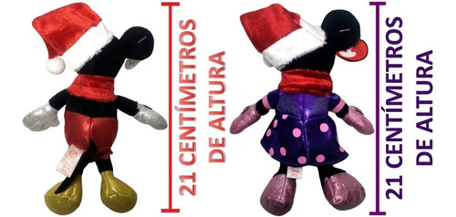 Imagem 4 de 6 de Kit Bonecos Natal Disney Original : Mickey + Minnie