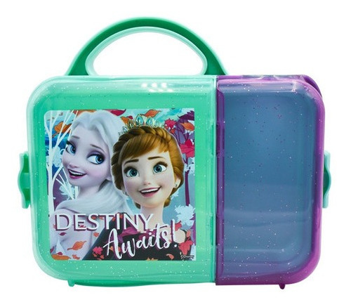 Lonchera Infantil Disney Frozen Anna Elsa C Botella De Agua Color Celeste