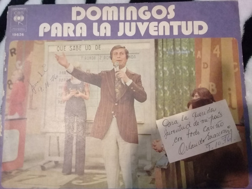 Domingos Para La Juventud. Vinilo 1976. Orlando Marconi