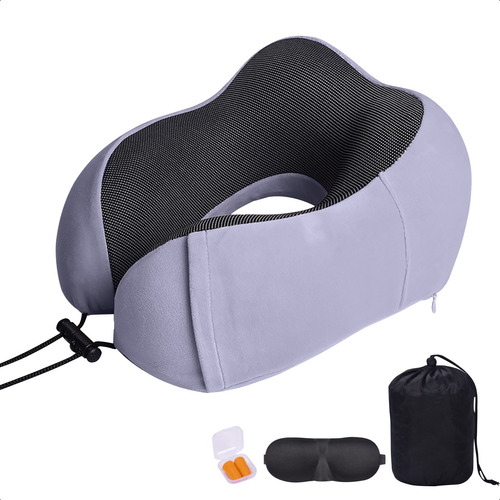 Almohada De Cuello Relajante Para Viaje Cojín Soporte Cómodo