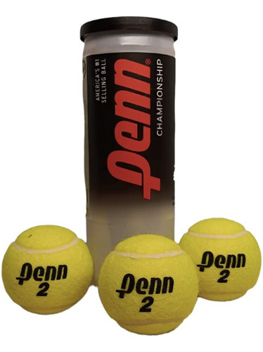 Bolas Tenis Champ 3 Pc Alta Presion D Resistencia # 2