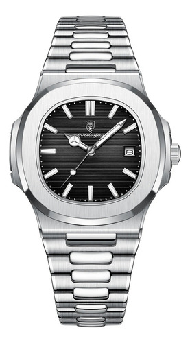 Reloj Poedagar Lujo Hombre Acero Inoxidable