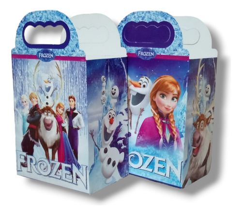 Frozen Pack 50 Cajas Dulceras Para Cumpleaños.