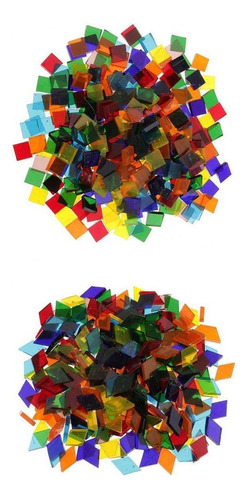 500pcs Colorearon Las De Mosaico De Cristal Vítreas Para El