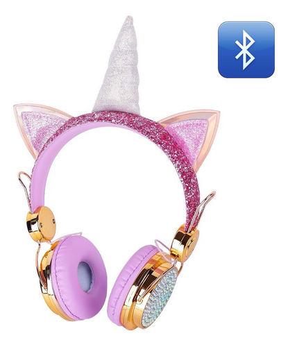 Hi-fi - Auriculares Infantiles Con Diseño De Unicornio