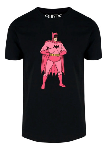 Playera Batman Disfraz Rosa Pride Unisex