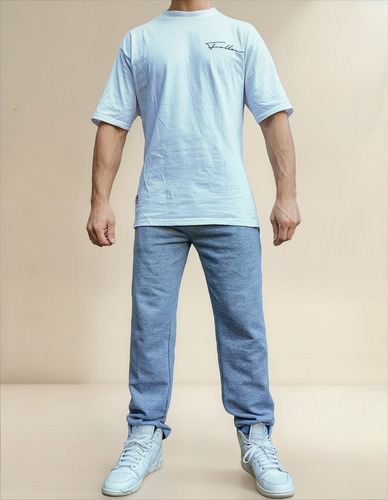 Jogging Recto Deportivo Hombre Frisado Tendencia Urbana
