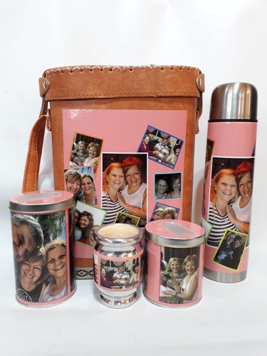 Set Matero Completo Equipo Mate Personalizados Con Fotos