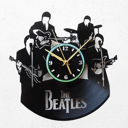 Reloj De Disco Vinilo Vinil Acetato Lp The Beatles