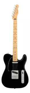 Guitarra eléctrica Fender Player Telecaster de aliso black brillante con diapasón de arce