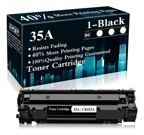 Cartucho De Toner Cb435a Negro Para Hp Laserjet P1002 P1003 